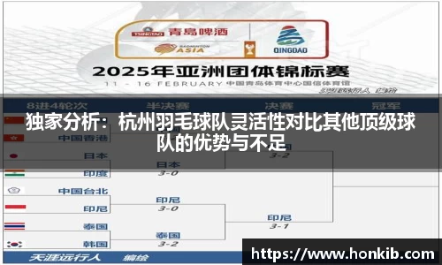 独家分析：杭州羽毛球队灵活性对比其他顶级球队的优势与不足