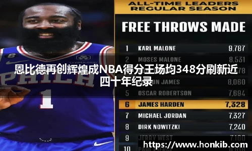 恩比德再创辉煌成NBA得分王场均348分刷新近四十年纪录