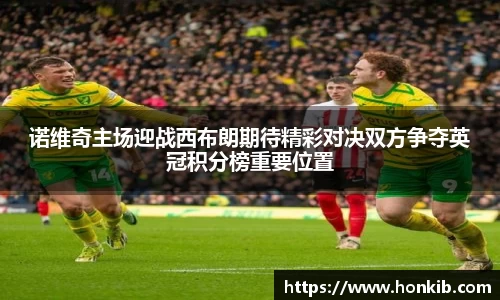 诺维奇主场迎战西布朗期待精彩对决双方争夺英冠积分榜重要位置